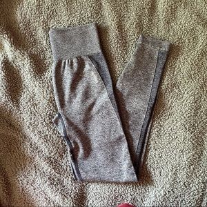 Flex High Waisted Leggings - Navy Marl/Light Grey